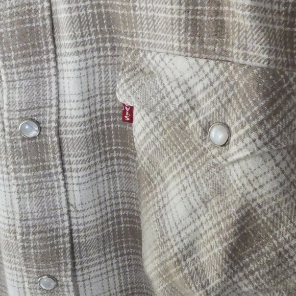 Levis Classic Western Long Sleeve Men's Snap Button Down Shirt XL MSRP $69 - Picture 2 of 6